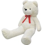 vidaXL XXL plišasti medved bele barve 85 cm Cene