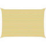  Senčna platna Rumena in Bela 4 x 7 m HDPE, (5000241203) | Shoptok.si