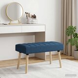  Klupa s utorima Plava 80 x 40 x 46 cm Tkanina | Eponuda.com