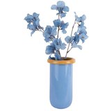 PT LIVING Modra steklena vaza (višina 25 cm) Plegado – | Shoptok.si