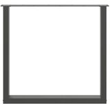  Noge za blagovaonski stol U-oblik 3 kom antracit 80 x (72-73) cm čelik | shoptok.hr