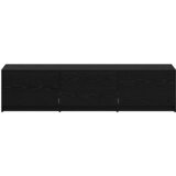 TV ormarić s LED rasvjetom Crni Hrast 165 x 34 x 40 cm | shoptok.hr