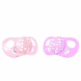 Twistshake Tolažilna duda - 2 kosa - 6m+ - pink / vijolična Cene