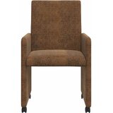  Blagovačke stolice s kotačima 2 pcs Smeđa 57 x 66 x 94 cm | Eponuda.com