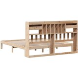 vidaXL Knjižna postelja brez vzmetnice 180x200 cm trdna borovina | Shoptok.si