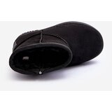 Big Star Children's Fur-Lined Snow Boots with Zipper Black | Shoptok.si