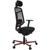 MID.YOU Pisarniški Stol Bicolore High, Črna, Rdeča | Shoptok.si