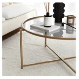 Hanah home Club sto Zlatno Sun S404 83x40x83cm Zlatno | Eponuda.ba