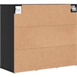 vidaXL ormar za cipele crni hrast 52.5 x 30 x 50 cm konstruirano drvo | shoptok.hr