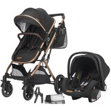 Coccolle Otroški voziček Ravello 3 in 1 travel system Črna, (20868928) Cene