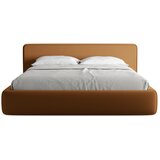 Makamii Tapecirani bračni krevet s prostorom za odlaganje s podnicom 180x200 cm boje terakote Kiana – | shoptok.hr