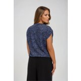 Marisse Patterned Blue Blouse | shoptok.hr