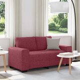  Dvosjed Kauč Vinsko Crvena 160x77x82 cm Tkanina | shoptok.hr