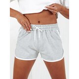DStreet Dresowe spodenki damskie TOP SPORT jasnoszare | Shoptok.si