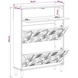  Ormar za cipele DELFT 78 x 24 x 103 cm Konstruirano drvo - Hrast sonoma | shoptok.hr