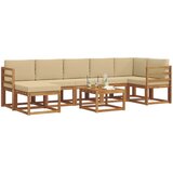  Set vanjskih sofa 8 kom. Prirodna i bež | shoptok.hr