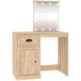  Toaletni stolić LED boja hrasta 90x50x132,5cm konstruirano drvo | shoptok.hr