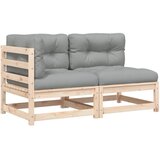  The Living Store Vrtni kavč dvosed z blazinami trdna borovina - Vrtni Kavč, (21447644) | Shoptok.si