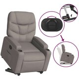  Naslanjač s funkcijo vstajanja taupe blago, (20927707) | Shoptok.si