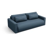 Cosmopolitan Design Temno modra raztegljiva sedežna garnitura s prostorom za shranjevanje 238 cm Belfast – | Shoptok.si