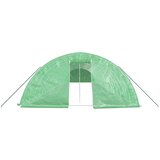  Rastlinjak z jeklenim ogrodjem zelen 100 m 20x5x2,3 | Shoptok.si