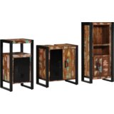 vidaXL Komplet pohištva za kopalnico 3 pcs Trden recikliran les | Shoptok.si