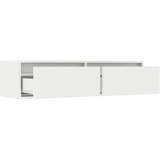 TV ormarić s LED svjetlima bijeli 100X35,5x25 cm | shoptok.hr