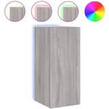 Maison Chic Stenska TV omarica - TV stojalo - Televizijska omarica z LED lučkami siva sonoma 30,5x35x70 cm, (21700323) Cene