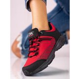 DK Women's trekking shoes on a thick sole red Cijene