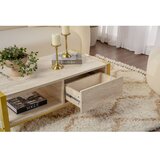 Hanah home haldizen - gold, marble goldmarble coffee table | ePonuda.com