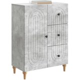  Kreveta Betonska siva 66 x 34,5 x 90 cm Konstruirano drvo Slike