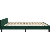  Okvir za krevet s uzglavljem tamnozeleni 180x200 cm baršunasti | Eponuda.ba