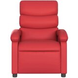  Masažni naslanjač rdeče umetno usnje, (20920077) | Shoptok.si