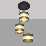  Luster na sajli HELEN 3xE27/15W/230V zelena/zlatna | Eponuda.com