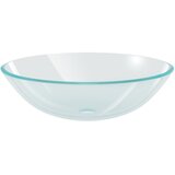 Maison Chic Umivalnik - Kopalna umivalnik - Lavabo Kaljeno Steklo 42 cm Prosojen, (21684797) Cene