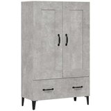  Visoka komoda siva boja betona 70x31x115 cm konstruirano drvo | Eponuda.com