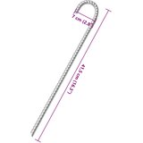  Klinovi za šator 12 kom 41,5 cm Ø12 mm od pocinčanog čelika | shoptok.hr
