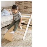 MeowBaby Bijeli trokut za berbu od borovine 60x60x60 cm Montessori - | shoptok.hr