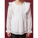Sinsay Bluza s teksturiranim uzorkom i volanima | shoptok.hr