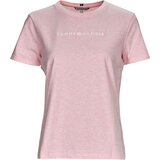 Tommy Hilfiger Majice s kratkimi rokavi REG FROSTED CORP LOGO C-NK SS Rožnata Cene