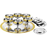 Zepter Masterpiece BARON SET ZA ŠAMPANJAC, POSREBREN sa zlatnom dekoracijom | ePonuda.com