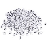 RAYHER Perle številke, plastične,kocke, bele, 5x5mm, 40g, (20633713) | Shoptok.si