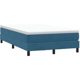 Box spring postelja brez vzmetnico temno modra 120x210 cm žamet, (21790995) Cene