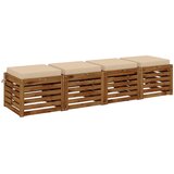  Jastučići za sjedenje SOEST 4 kom. 100% poliester Krem | shoptok.hr