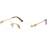 Miu Miu MUA54S 5AK08N blue-light [non-prescription] ONE SIZE (51) Zlata/Kristalna Cene