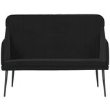  Klop črna 110x76x80 cm žamet, (20697831) | Shoptok.si