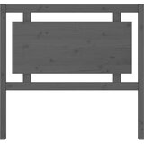  Posteljno vzglavje sivo 105,5x4x100 cm trdna borovina, (20647807) | Shoptok.si