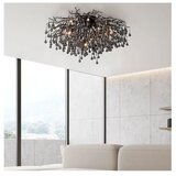 PAUL NEUHAUS 8092-18 - Plafonski luster ICICLE 14xG9/40W/230V, prečnik 100 cm, crna Cene