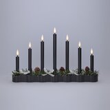 Brilagi LED božićni svećnjak 7xLED/2xAA crna | Eponuda.com