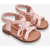 Boto Children's Braided Slip-on Sandals Pink Tracy | ePonuda.com
